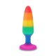 PRIDE - 8,5 cm LGBT zászlós anális dugó