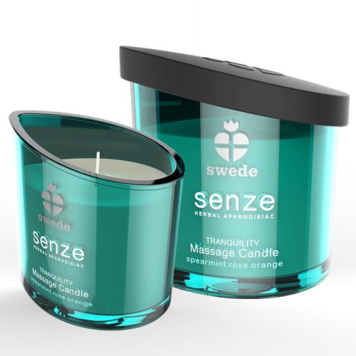 SWEDE Senze – nyugtató masszázsgyertya (borsmenta, rózsa, narancs)