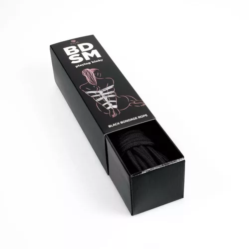 SECRETPLAY - fekete kötél BDSM gyűjtemény