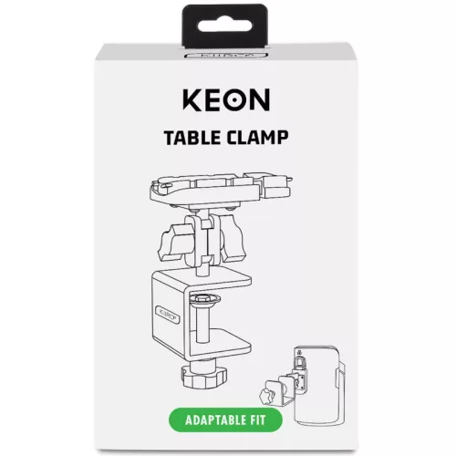 Kiiroo Asztali tartó Keon maszturbátorhoz 18 cm rozsdamentes acél fekete