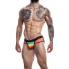 CUT4MEN - szivárvány jockstrap XL méretben