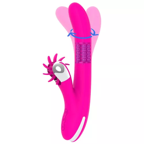 DIVERSIA Bunny – forgó vibrátor 24 cm hosszú