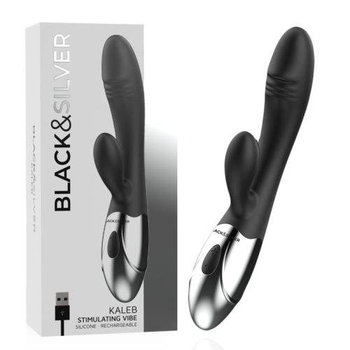BLACK&SILVER - intenzív vibrátor érzéki masszázshoz