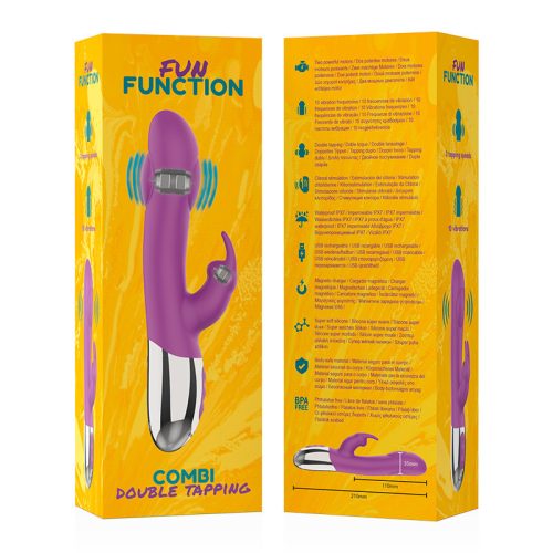 FUN FUNCTION – dupla érintésű páros vibrátor