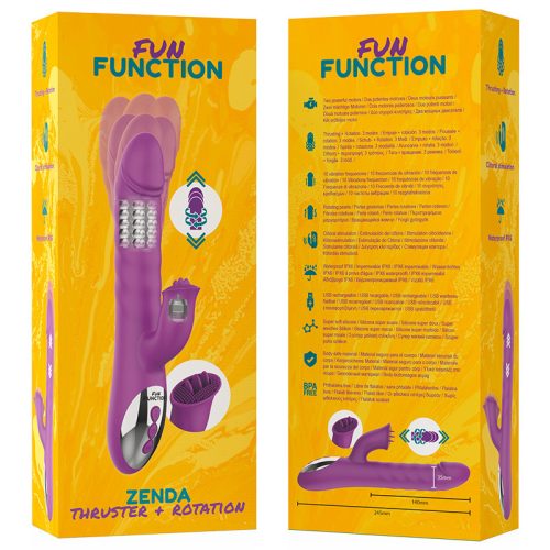 FUN FUNCTION – Zenda – forgó prémium vibrátor