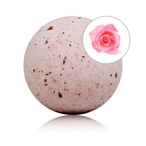 TALOKA – rózsaillatú fürdőbomba rózsaszirmokkal