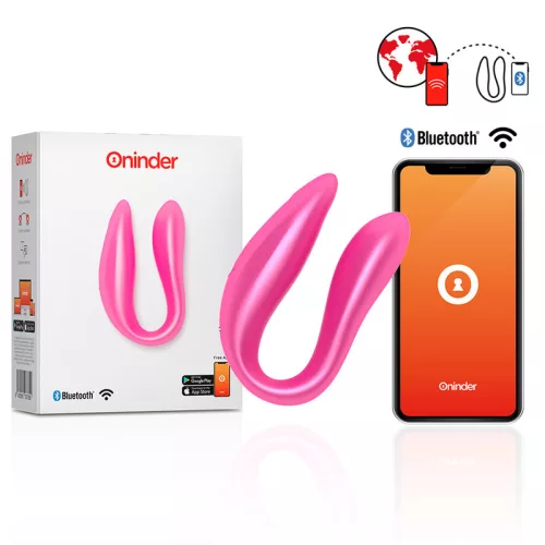 ONINDER Lisboa Pink – G-pontos és csiklóizgató prémium maszturbátor