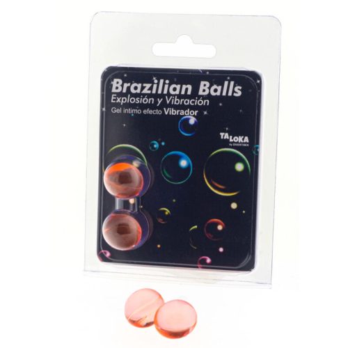 TALOKA – izgató vibráló gél 2 brazil golyóval