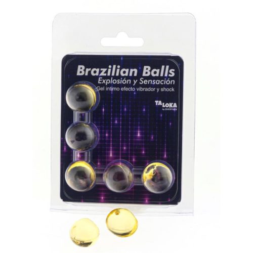 TALOKA – izgató vibráló gél 5 brazil golyóval
