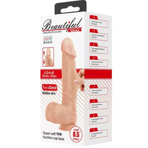 BAILE - rugalmas, élethű 21,8 cm-es dildó