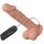 BAILE - érzéki 24 cm-es buraq vibrátor természetes érzésű