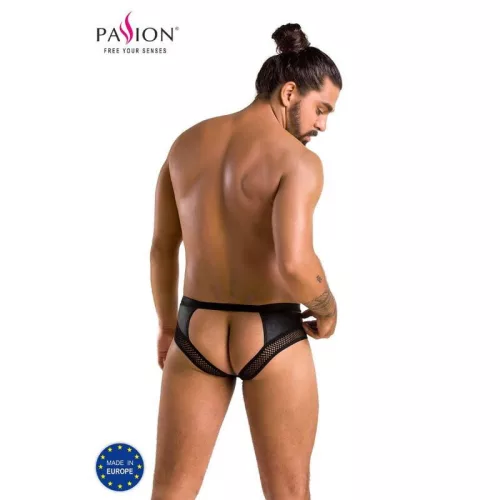 PASSION - érzéki fekete nyitott alsó L/XL