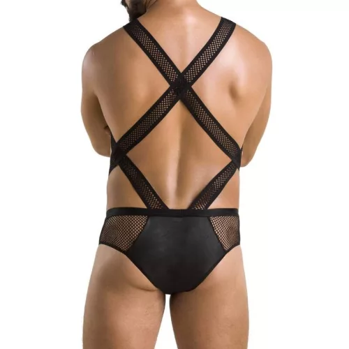 PASSION - érzéki body, fekete (L/XL)