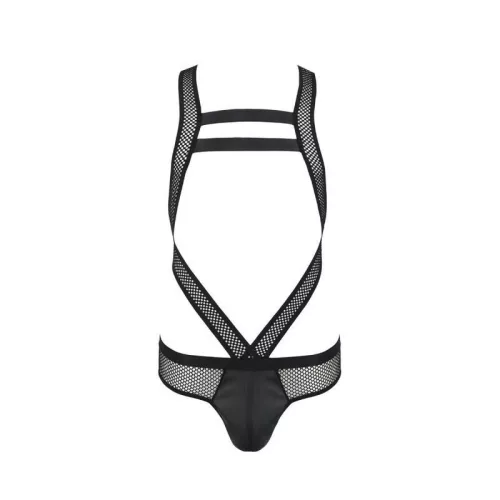 PASSION - érzéki body, fekete (L/XL)