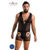 PASSION 054 - stílusos fekete szett S/M méretben