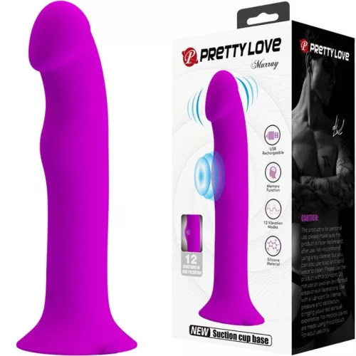 PRETTY LOVE - G-pont vibrátor és csiklóizgató lila