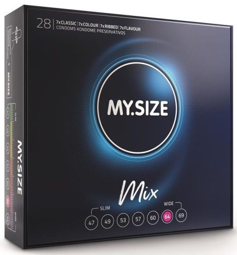 MY SIZE - MIX óvszerek 64 mm, 28 db-os csomag