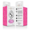 INTENSE – alumínium fém análplug pink kristállyal L-es méret