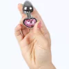 SECRETPLAY - fém análplug kis méret szív formában 7 cm