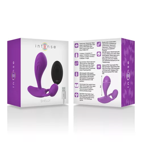 INTENSE - Shelly Plug – távirányítós anális vibrátor, lila