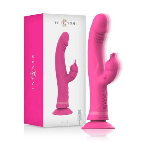 INTENSE - JULIO RABBIT vibrátor elegáns rózsaszín szilikonból