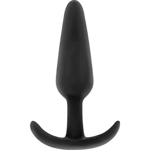 BLACK&SILVER - Hansel szilikon anális plug kis fogantyúval