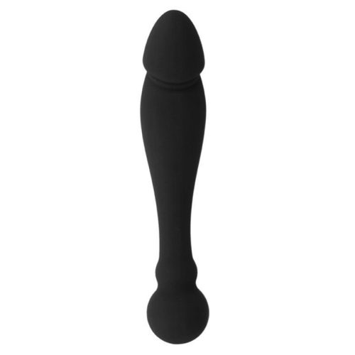 BLACK&SILVER – G-pontos vibráló dildó 18 cm