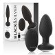 BLACK&SILVER – szilikon anál vibrátor távirányítóval