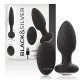 BLACK&SILVER – szilikon anál vibrátor távirányítóval