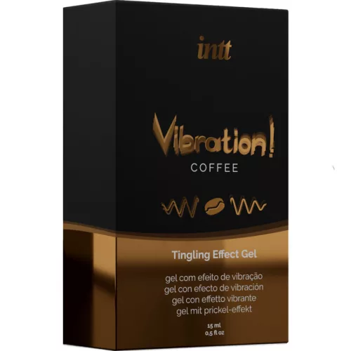 INTT – erőteljes intim stimuláló vibráló gél kávé aromával