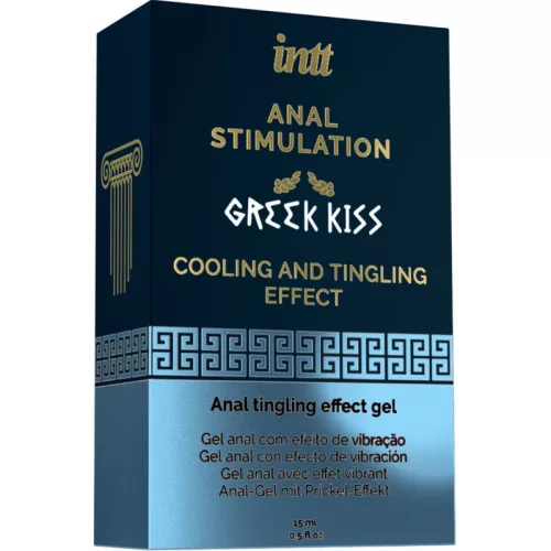 INTT Greek Kiss hűsítő anális stimuláló gél - mentaízű, 15ml