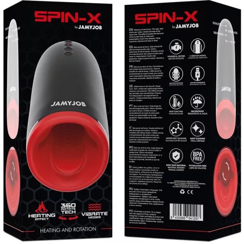 JAMYJOB SPIN-X – fűtött forgó maszturbátor