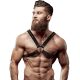 Fetish Submissive – férfi eco-bőr mellheveder