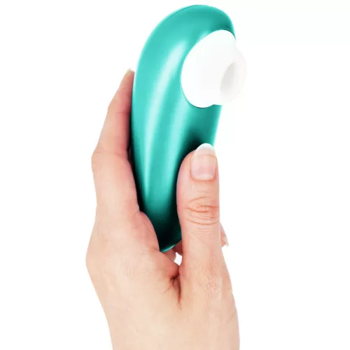 Womanizer Csiklóizgató Pleasure Air technológia 6 fokozat türkiz vízálló USB-töltős
