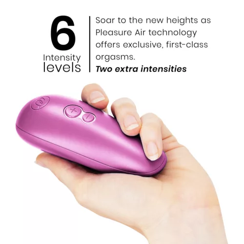 Womanizer Csiklóizgató Pleasure Air 6 fokozat USB újratölthető vízálló lila