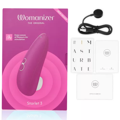 Womanizer Csiklóizgató Pleasure Air 6 fokozat USB újratölthető vízálló lila
