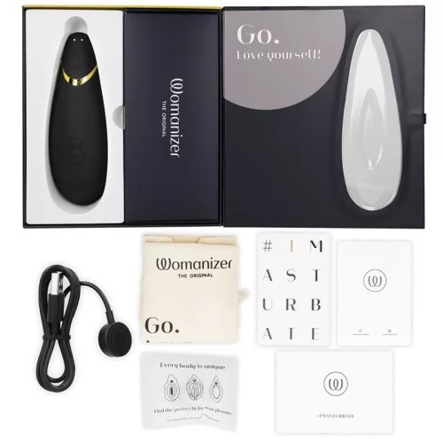 Womanizer Csiklóizgató 14 szint, Autopilot, USB töltés fekete
