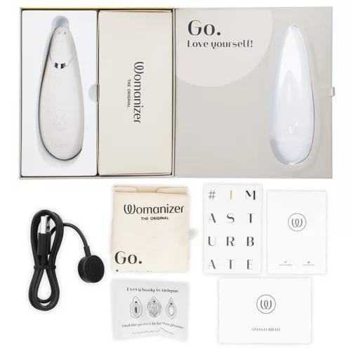 Womanizer Csiklóstimulátor 14 fokozat, Autopilot funkció, USB töltés szürke