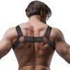 Fetish Submissive – állítható neoprén sportmellény férfiaknak