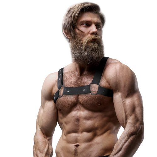 Fetish Submissive – állítható neoprén sportmellény férfiaknak