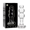 Ibiza Nebula 1 – átlátszó boroszilikát üveg anál plug