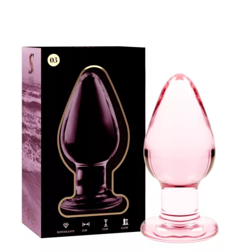 Ibiza Nebula Series – prémium üveg anális kényeztető 11 cm