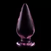 Ibiza Nebula 4 – prémium boroszilikát análplug, 11 cm rózsaszín