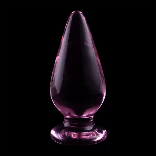 Ibiza Nebula 4 – prémium boroszilikát análplug, 11 cm rózsaszín