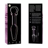 Ibiza Nebula Series – üveg anál Plug, 13,5 cm rózsaszín