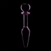Ibiza Nebula Series – üveg anál Plug, 13,5 cm rózsaszín