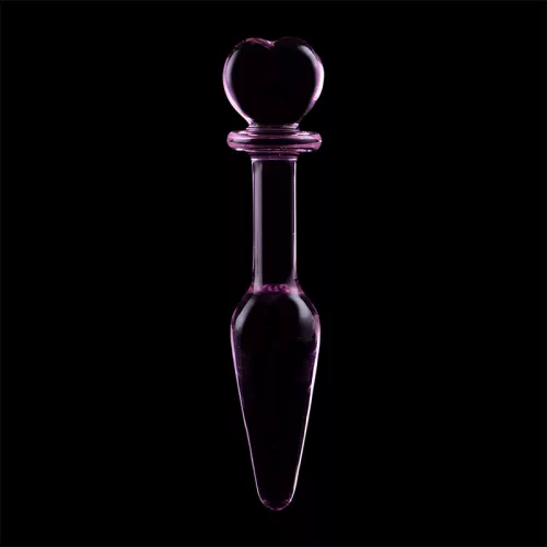 Ibiza Nebula Series – üveg anál Plug, 13,5 cm rózsaszín