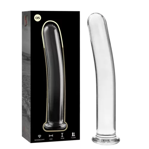 Ibiza Nebula Series – Prémium üveg dildó 14,5 cm hosszú