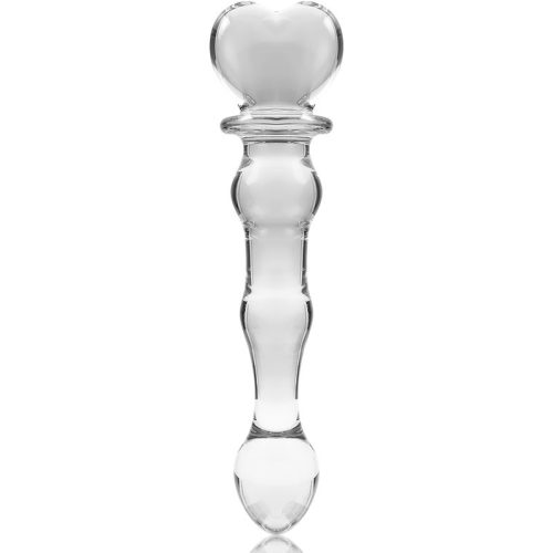 Ibiza Nebula Series - elegáns boroszilikát üveg dildo 20,5 cm
