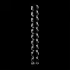 Ibiza Nebula 22 – Prémium boroszilikát üveg dildo 21,5 cm